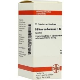 LITHIUM CARB D12, 80 ST – PZN 4224558 из Германии