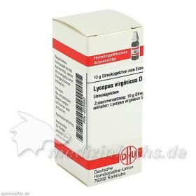 LYCOPUS VIRG D 4, 10 G – PZN 4225552 из Германии