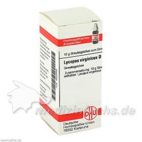 LYCOPUS VIRG D 6, 10 G – PZN 4225569 из Германии