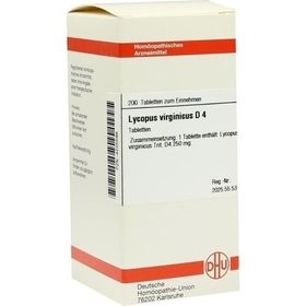 LYCOPUS VIRG D 4, 200 ST – PZN 4225598 из Германии