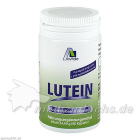 Lutein Kaps 6mg+Heidelbeer, 60 ST – PZN 4347663 из Германии