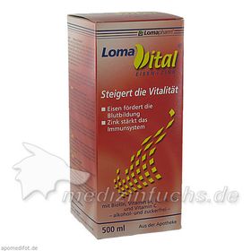 Lomavital Eisen+Zink, 500 ML – PZN 4439796 из Германии
