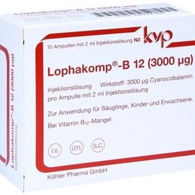 Lophakomp B12-3000mcg, 10X2 ML – PZN 4777300 из Германии