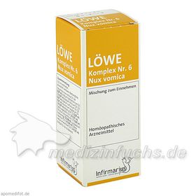 Löwe-Komplex Nr. 6 Nux vomica, 50 ML – PZN 4922601 из Германии