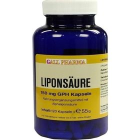 Liponsäure Kapseln 150mg, 120 ST – PZN 694379 из Германии