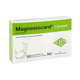 Magnesiocard 7,5 mmol Brausetabletten (50 stk) – PZN 110295 из Германии