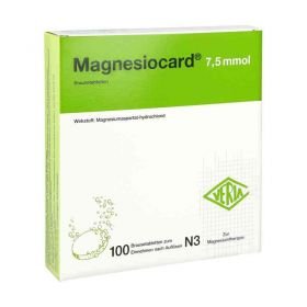 Magnesiocard 7,5 mmol Brausetabletten (100 stk) – PZN 110303 из Германии