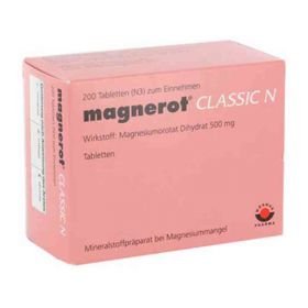 Magnerot Classic N Tabletten (200 stk) – PZN 150780 из Германии