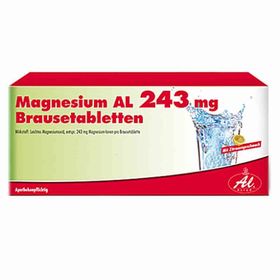 Magnesium Al 243 mg Brausetabletten (60 stk) – PZN 655178 из Германии