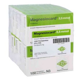 Magnesiocard 2,5 mmol Filmtabletten (10X100 stk) – PZN 1667841 из Германии