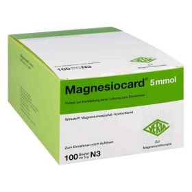 Magnesiocard 5 mmol Pulver (100 stk) – PZN 1667870 из Германии