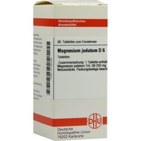 Magnesium Jodat. D 6 Tabletten (80 stk) – PZN 2125042 из Германии