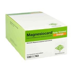 Magnesiocard forte 10 mmol Orange Pulver (100 stk) – PZN 2470359 из Германии