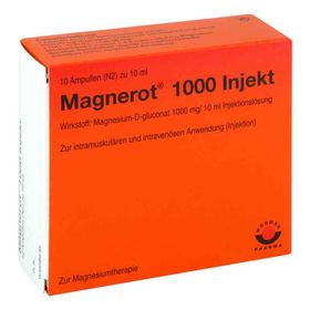 Magnerot 1000 Injekt Ampullen (10X10 ml) – PZN 2606942 из Германии