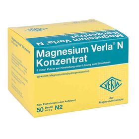 Magnesium Verla N Konzentrat (50 stk) – PZN 3395418 из Германии
