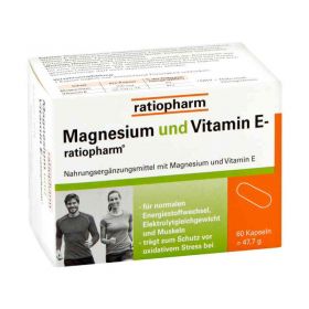 Magnesium Und Vitamin E ratiopharm Kapseln (60 stk) – PZN 3935530 из Германии