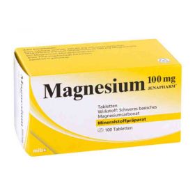 Magnesium 100 mg Jenapharm Tabletten (100 stk) – PZN 4016995 из Германии