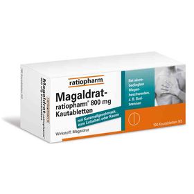 Magaldrat-ratiopharm 800mg (100 stk) – PZN 4869893 из Германии