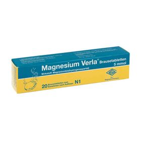 Magnesium Verla Brausetabletten (20 stk) – PZN 4909902 из Германии