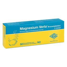 Magnesium Verla Brausetabletten (50 stk) – PZN 4909919 из Германии