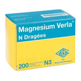 Magnesium Verla N Dragees (200 stk) – PZN 4911945 из Германии