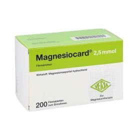 Magnesiocard 2,5 mmol Filmtabletten (200 stk) – PZN 5359504 из Германии