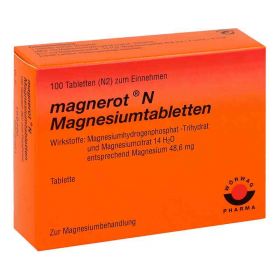 Magnerot N Magnesiumtabletten (100 stk) – PZN 6963343 из Германии