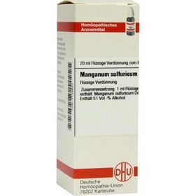 Manganum Sulfuricum D 12 Dilution (20 ml) – PZN 7173620 из Германии
