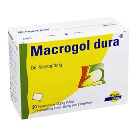 Macrogol dura Pulv.z.herst.e.lsg.z.einnehmen (20 stk) – PZN 7235918 из Германии