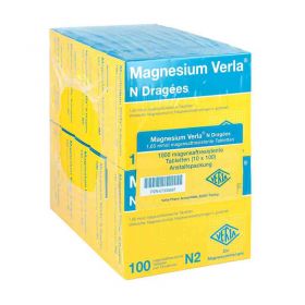 Magnesium Verla N Dragees (10X100 stk) – PZN 8100011 из Германии