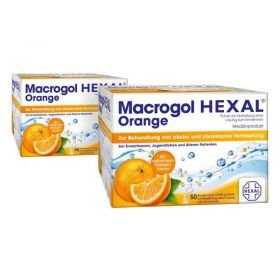 Macrogol Hexal Orange Plv.z.her.e.lsg.z.einn.btl. (2X50 stk) – PZN 8100202 из Германии