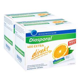 Magnesium Diasporal 400 Extra direkt Granulat (2X100 stk) – PZN 8100518 из Германии