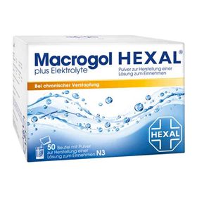 Macrogol HEXAL plus Elektrolyte (50 stk) – PZN 8875436 из Германии