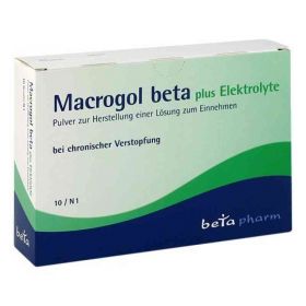Macrogol beta plus Elektrolyte (10 stk) – PZN 9247021 из Германии