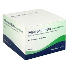 Macrogol beta plus Elektrolyte (50 stk) – PZN 9247044 из Германии