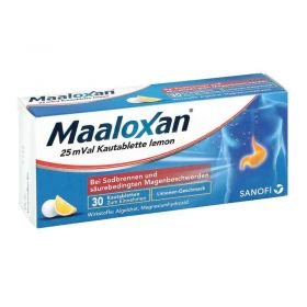 Maaloxan 25mVal lemon (30 stk) – PZN 9717395 из Германии