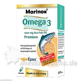 Marinox Omega 3 Premium, 60 ST – PZN 10275620 из Германии