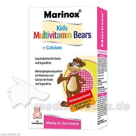 Marinox Kids Multivitamin Bärchen + Calcium, 60 ST – PZN 10275666 из Германии