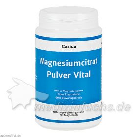 Magnesiumcitrat Pulver Vital, 200 G – PZN 11316290 из Германии
