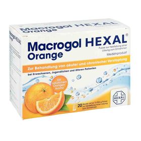 Macrogol Hexal Orange Plv.z.her.e.lsg.z.einn.btl. (20 stk) – PZN 11553707 из Германии