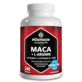 Maca hochdosiert + L-Arginin Vitamaze, 240 ST  – PZN 12580540 из Германии