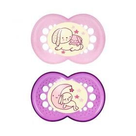 Mam Night Silikon 6-16 Monate für Mädchen (2 stk) – PZN 12669501 из Германии