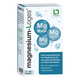 Magnesium-loges Kapseln (120 stk) – PZN 14334756 из Германии