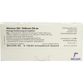 MARMOR D 6 STIB D 6 AA, 8X1 ML – PZN 1624145 из Германии