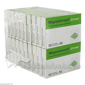 Magnesiocard 2.5mmol, 20X50 ST  – PZN 1667835 из Германии