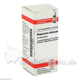 Magnesium silicicum D12, 10 G – PZN 1850640 из Германии