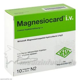 MAGNESIOCARD IV, 10X10 ML – PZN 1984085 из Германии
