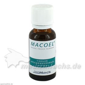 MACOEL Tiroler LATSCHENKIEFERNOEL, 20 ML  – PZN 2048123 из Германии