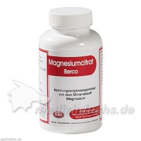 Magnesiumcitrat Berco, 120 ST – PZN 2437497 из Германии