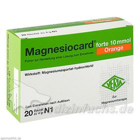 Magnesiocard forte 10 mmol Orange, 20 ST  – PZN 2470336 из Германии